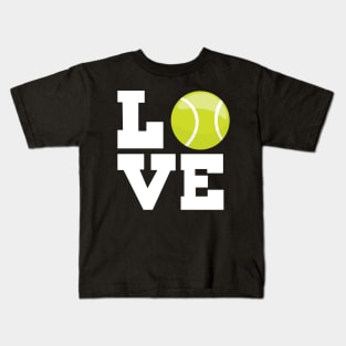 Love Tennis Kids T-Shirt